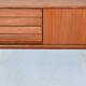 Bosteels Meubelen unique small sideboard in walnut Belgium 1970