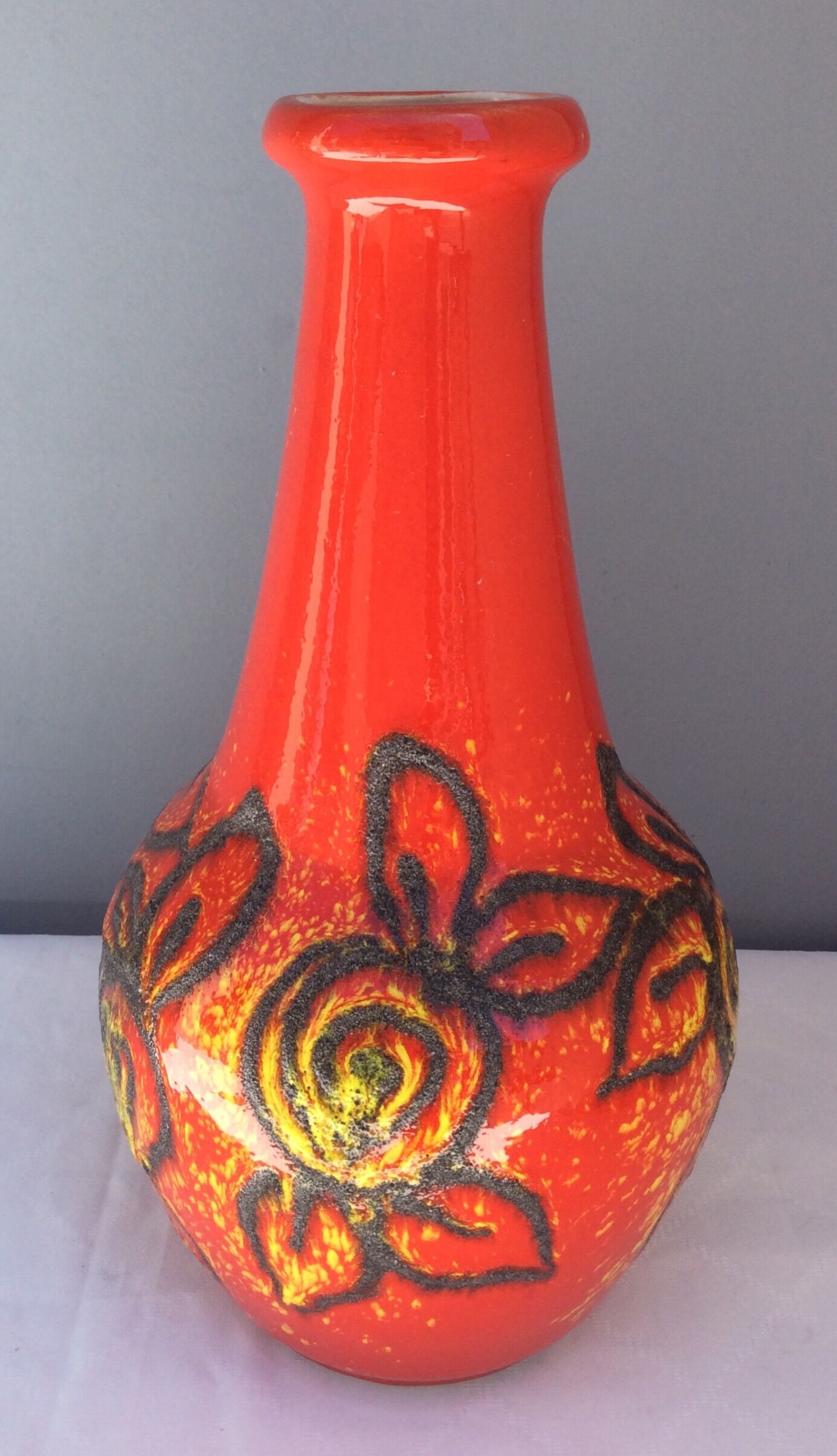 West Germany ceramic vase 1960s