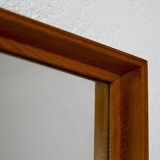 Vintage Scandinavian teak mirror