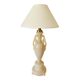 Glass lamp, 2M fabric cable, cotton lampshade