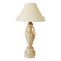 Glass lamp, 2M fabric cable, cotton lampshade