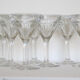 Set of 8 wine glasses bistrot old art of the table vintage