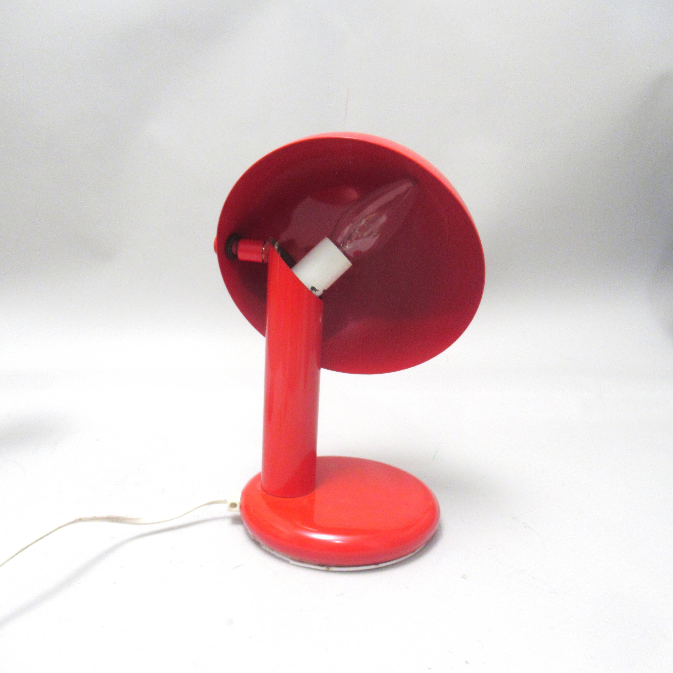 1980s mushroom desk lamp