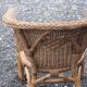 Wicker armchair