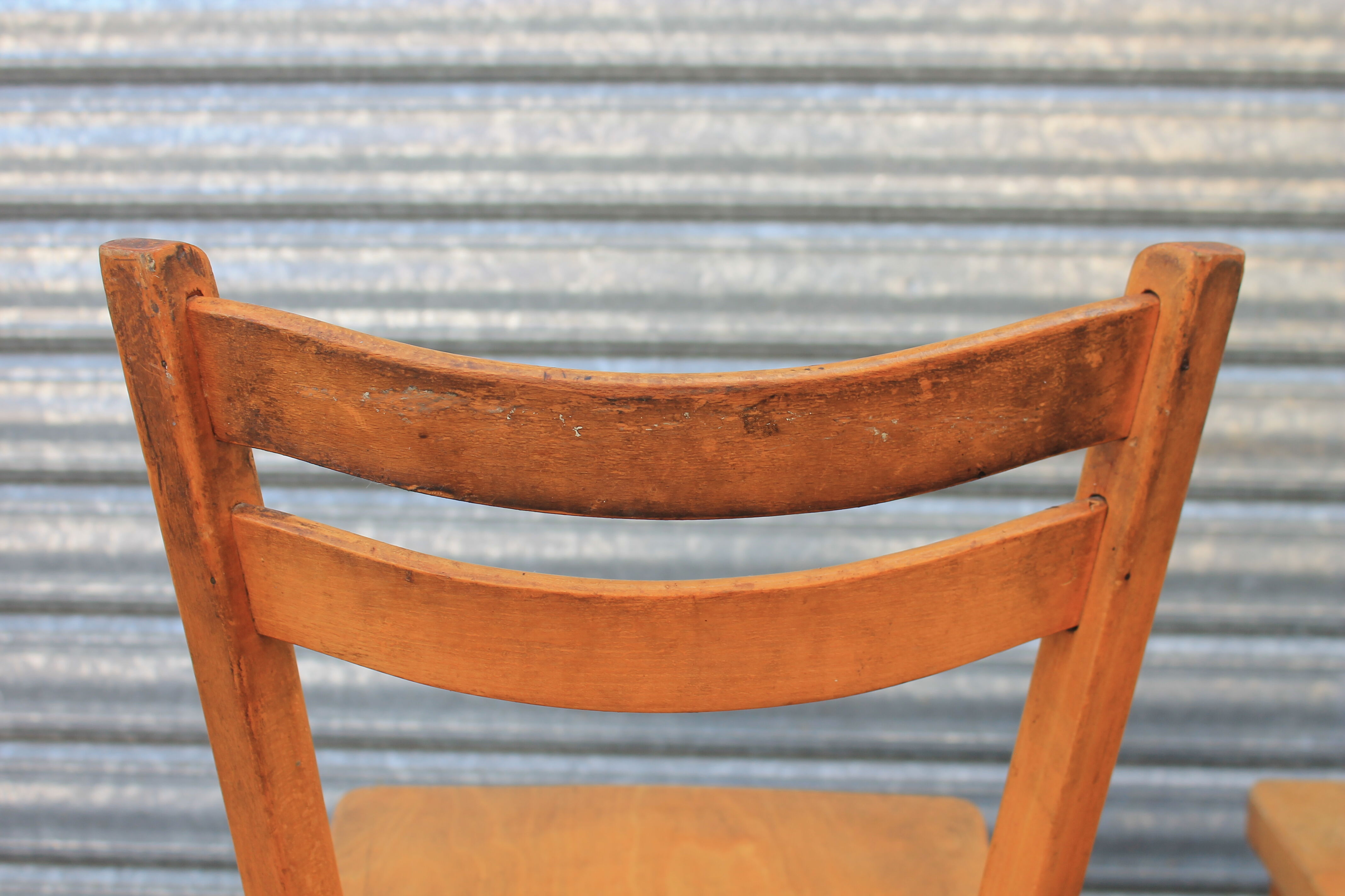 Pair of baumann bistro chairs No.56
