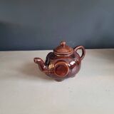 Brown porcelain elephant teapot