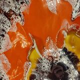 Vallauris flamed ceramic centerpiece