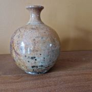 Gisèle Buthod-Garcon (Born in 1954) - Glazed beige ceramic round vase