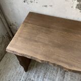 Aranjou elm brutalist desk