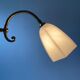 Pair of vintage opaline antique wall lamps