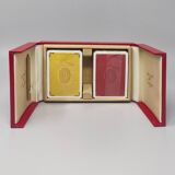 1970s Original Gorgeous Playing Cards Box by Cartier in Excellent condition