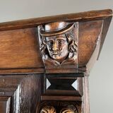 Antique carved wooden buffet in Renaissance style, late 18th / early 19th century.