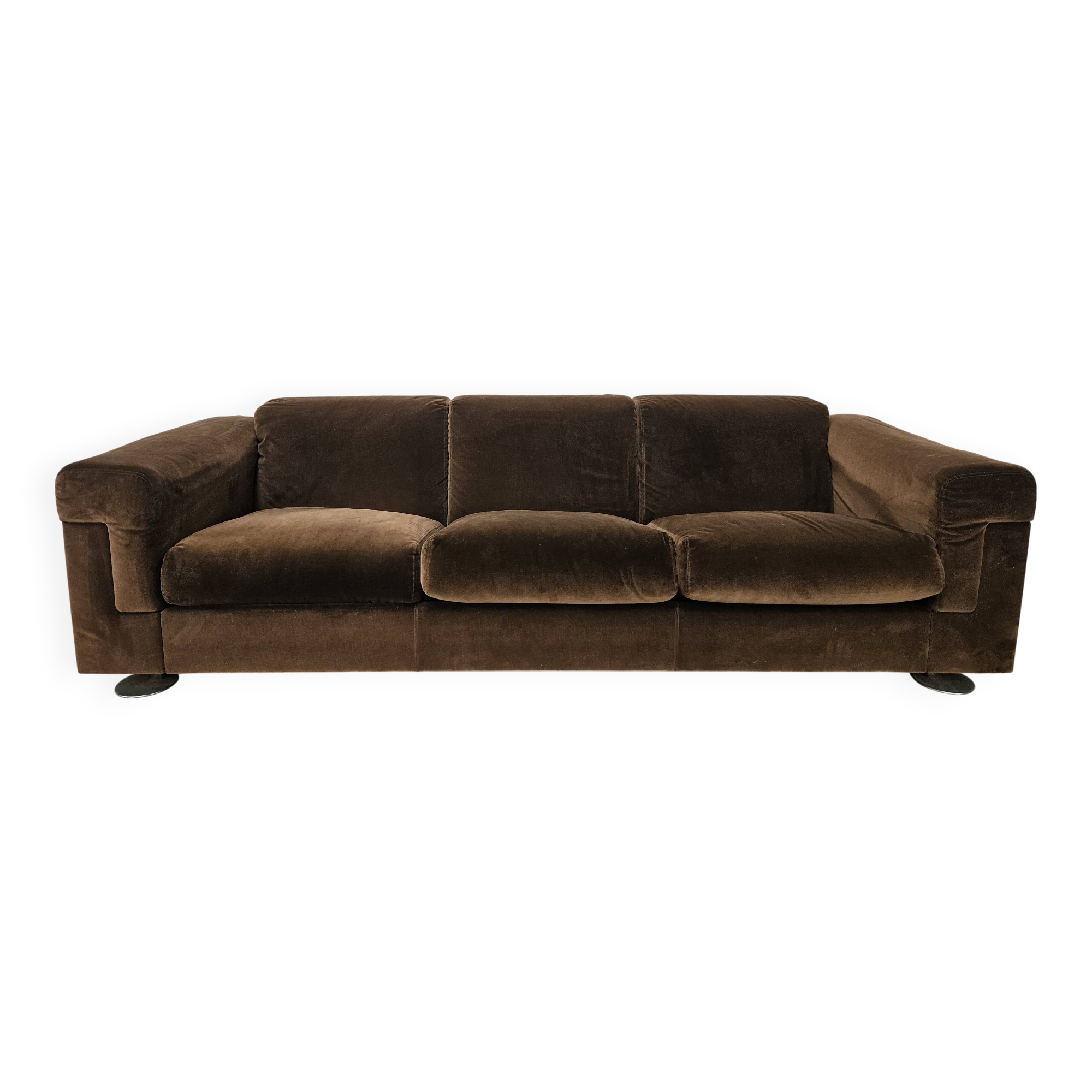 Tecno D120 three-seater sofa by Valeria Borsani and Alfredo Bonetti, 1966
