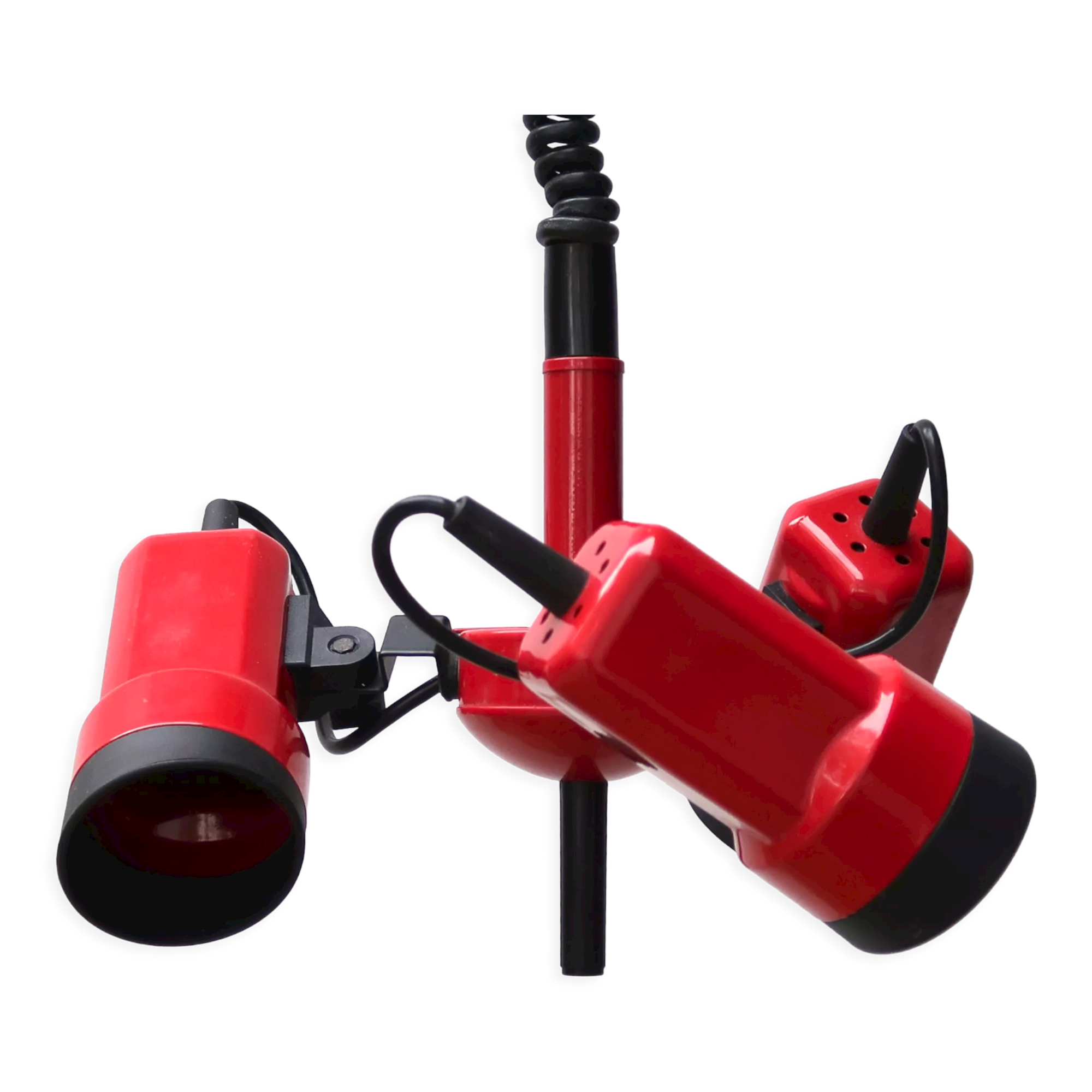 Suspension rises and falls red 3 spots, 80s