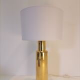Scandinavian lamp Luxus in gilded glass 1970