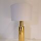 Lampe scandinave Luxus en verre doré 1970