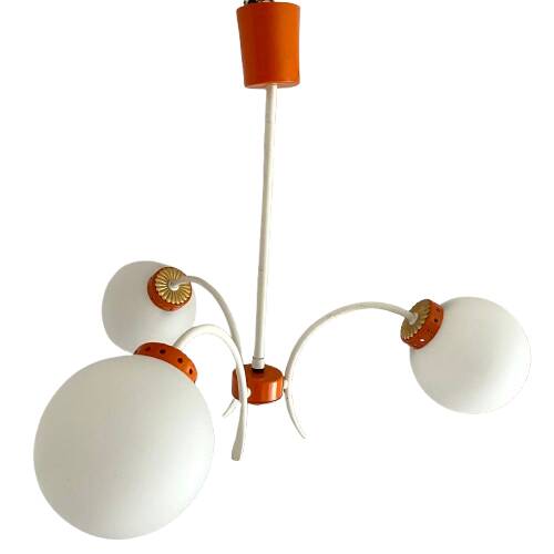 Vintage opaline globe lights