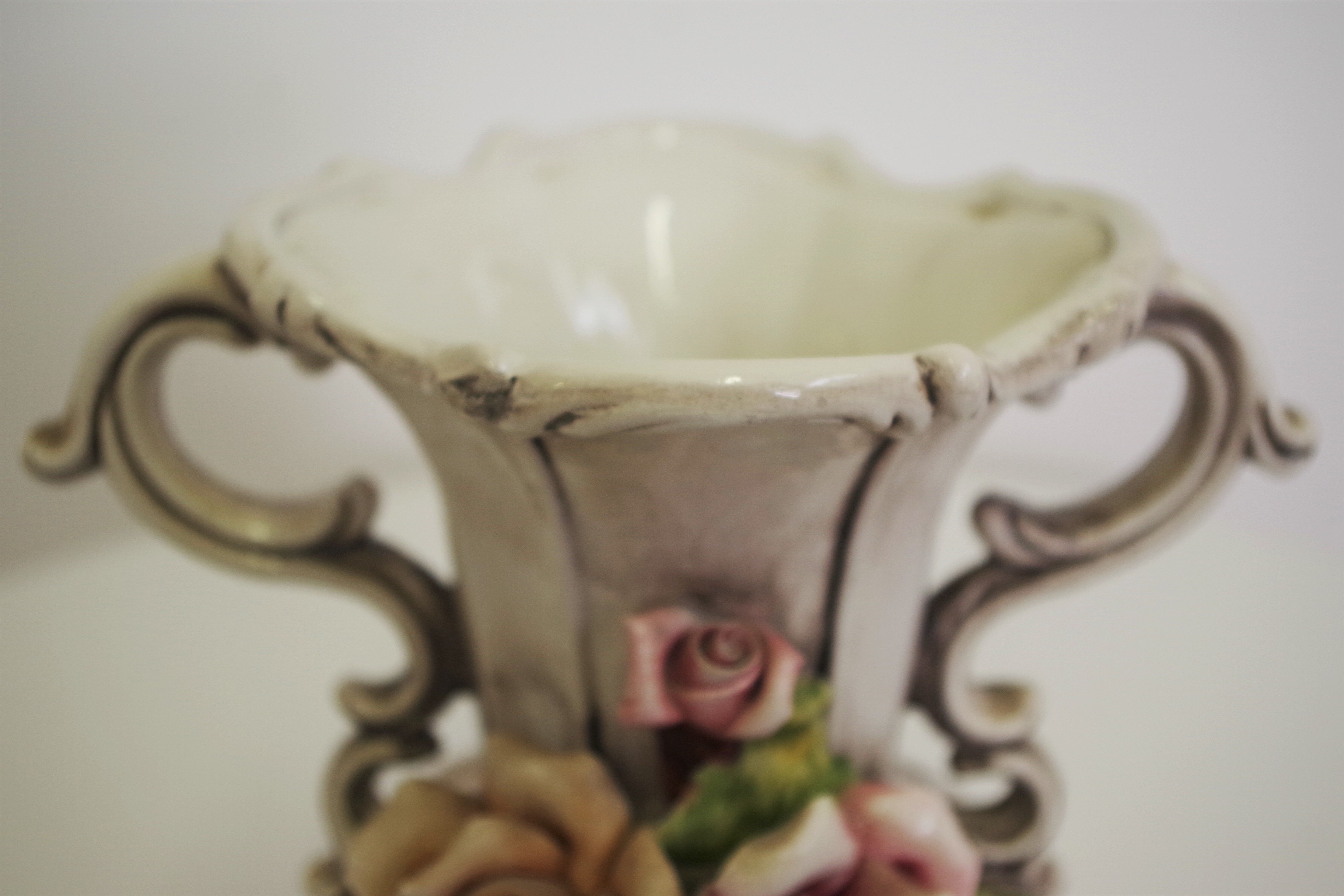Capodimonte floral jug, 1940
