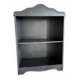 Blackened bookcase to place or hang