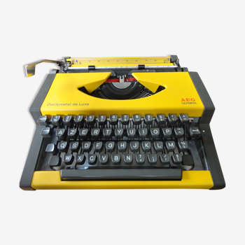 Typewriter AEG Olympia luxury dactymetal