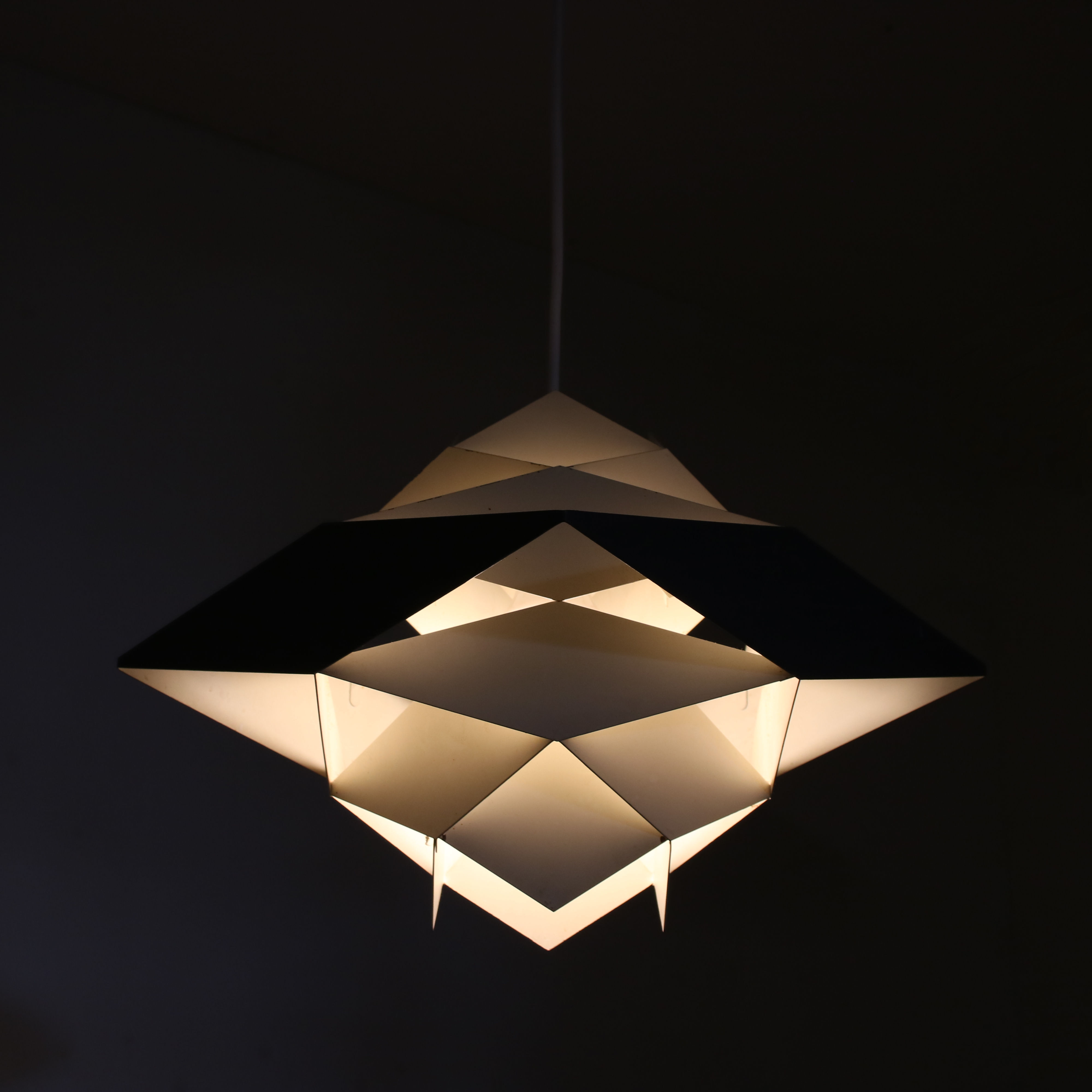 1960s “Symphoni” Hanging lamp by Preben Dahl for Hans Følsgaard A/S, Denmark