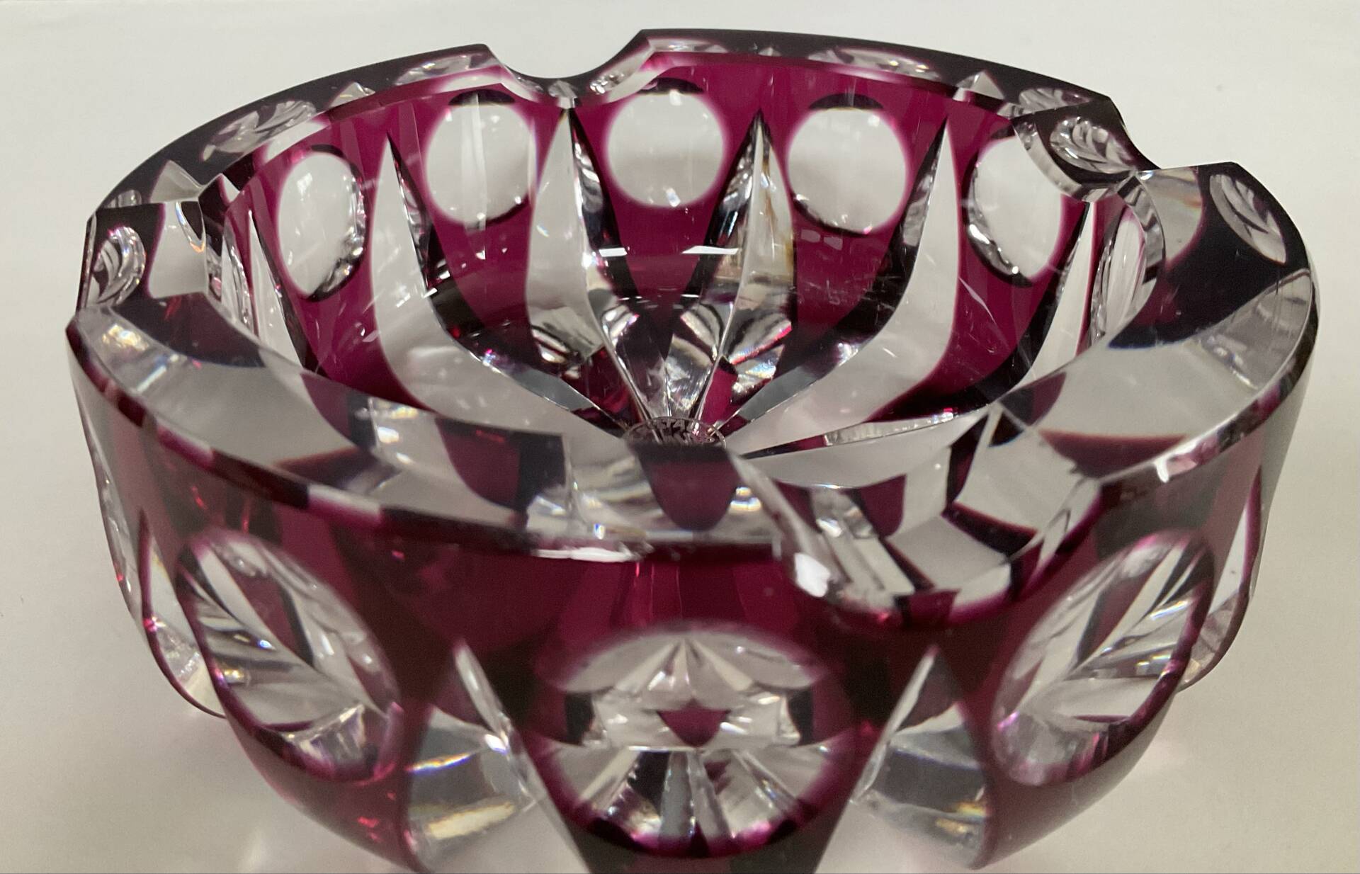 Crystal vide poche from Saint Louis from the 1970s.