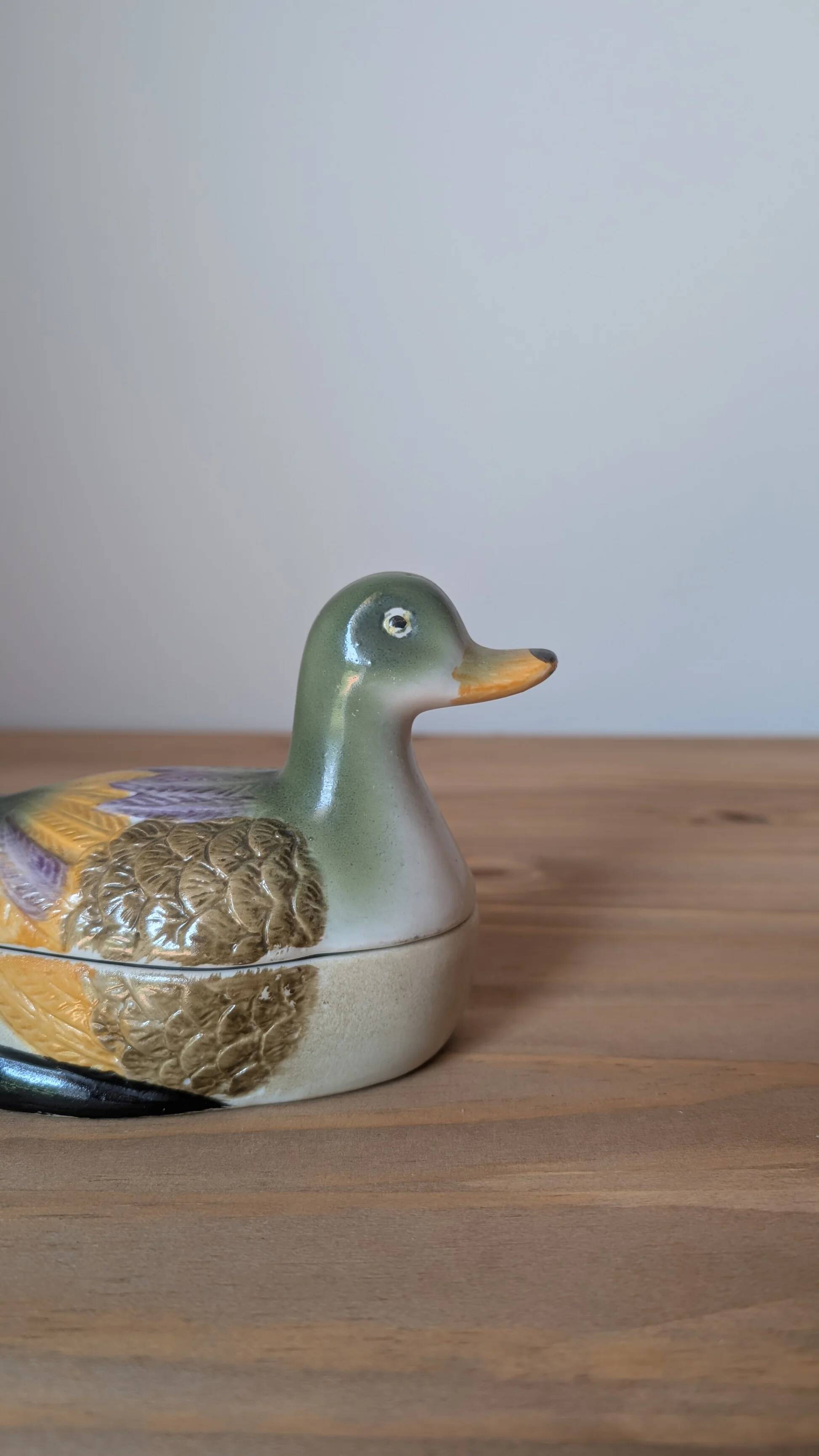 Little ceramic duck