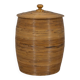 Vintage 1960s Italian design bamboo storage basket