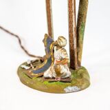 Antique lamp| Vienna Bronze - Franz Bergmann | style | Arab Oriental Landscape 30s