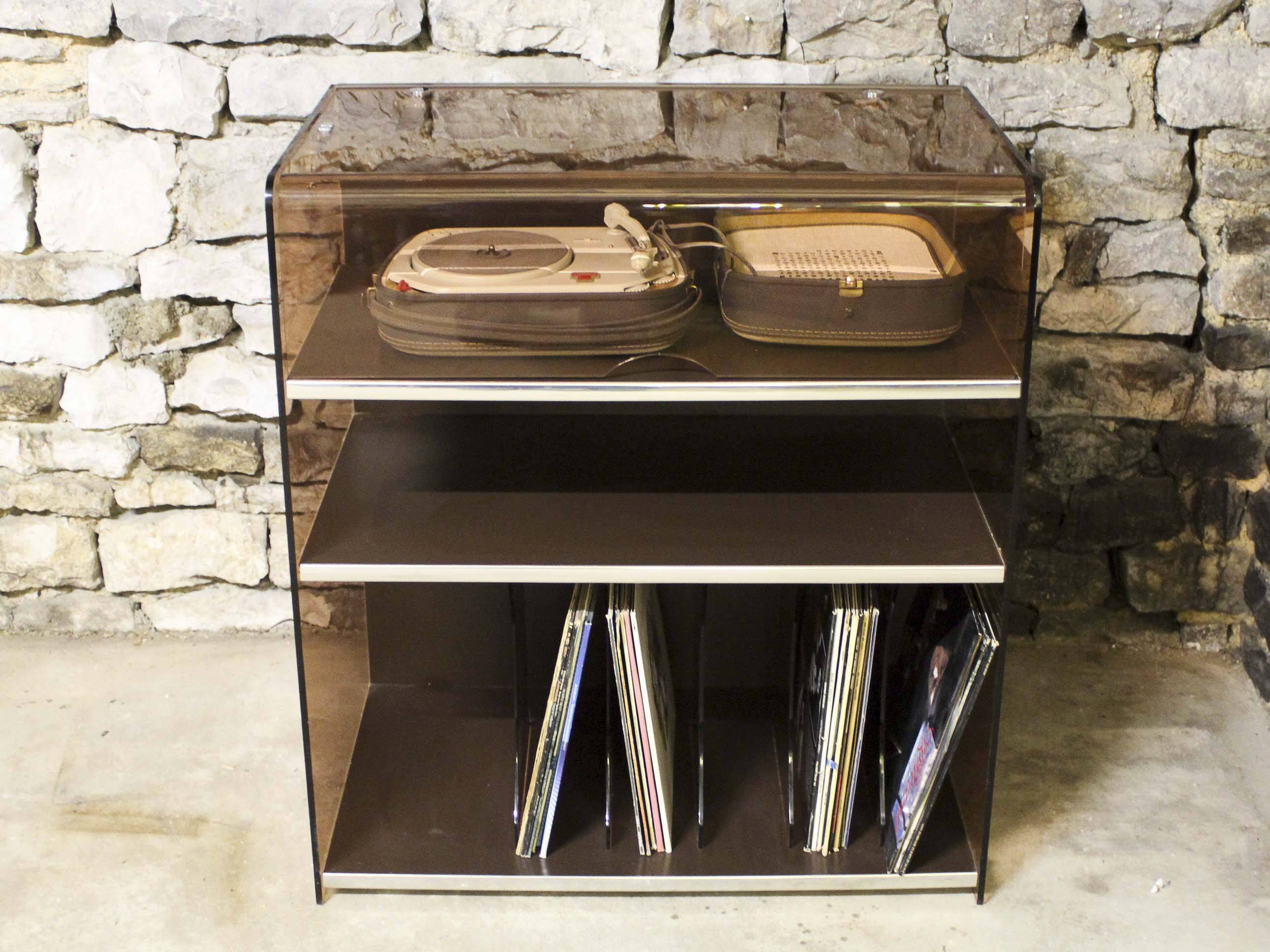 70s vinyl turntable furniture
