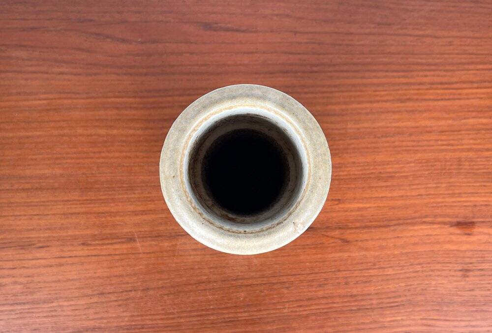 Danish studio ceramic vase from the mid-century by Svend Aage Jensen for Søholm, 1960s.