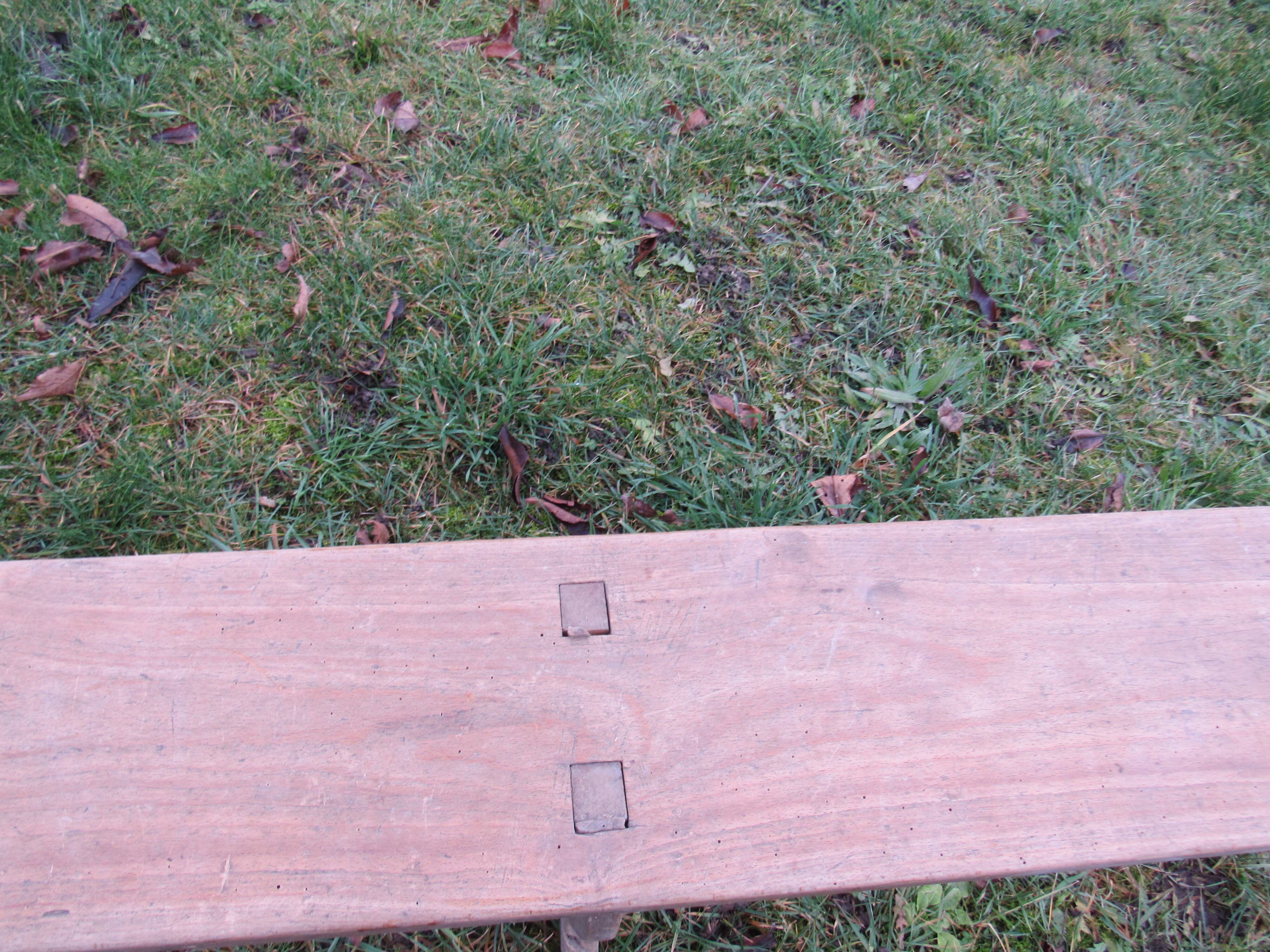 Wooden bench