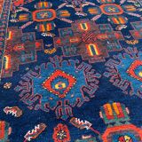 Tapis ancien persan Malayer couloir 109x525 cm