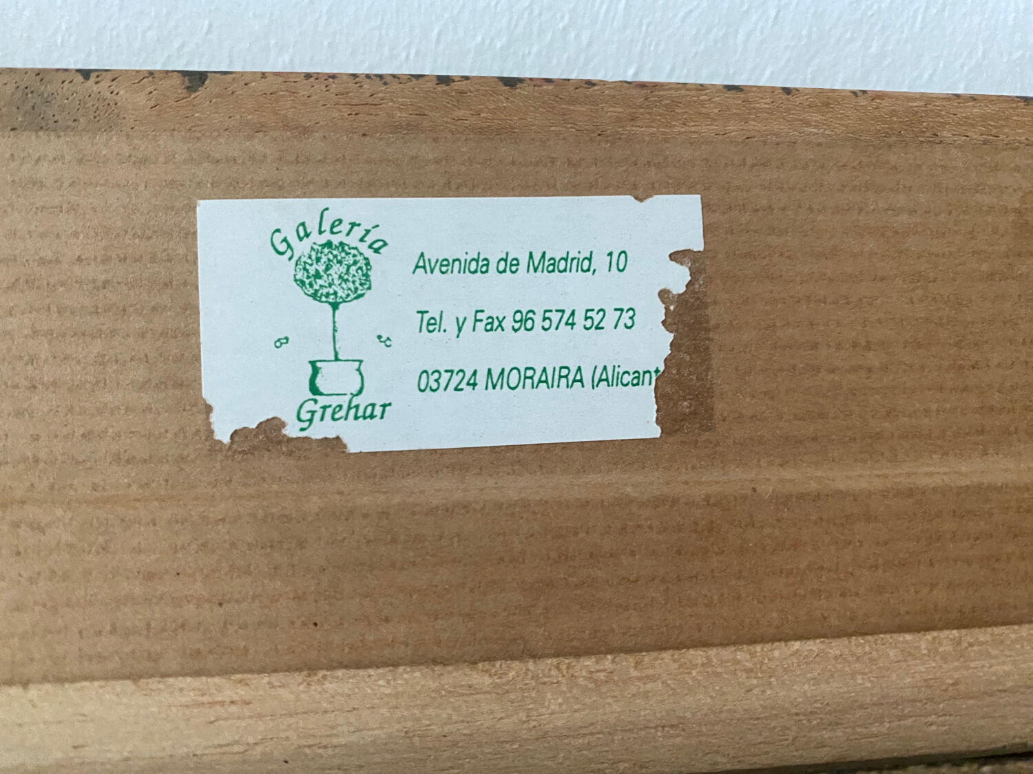 Paysage signé par un peintre Belge