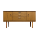 Vtg Mid Century Sideboard Danish Scandinavian Design Retro 70s Teak Drawers