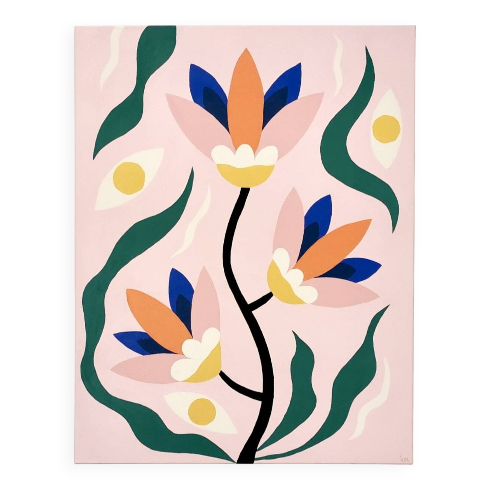 Acrylic painting on canvas - "It's growing!"