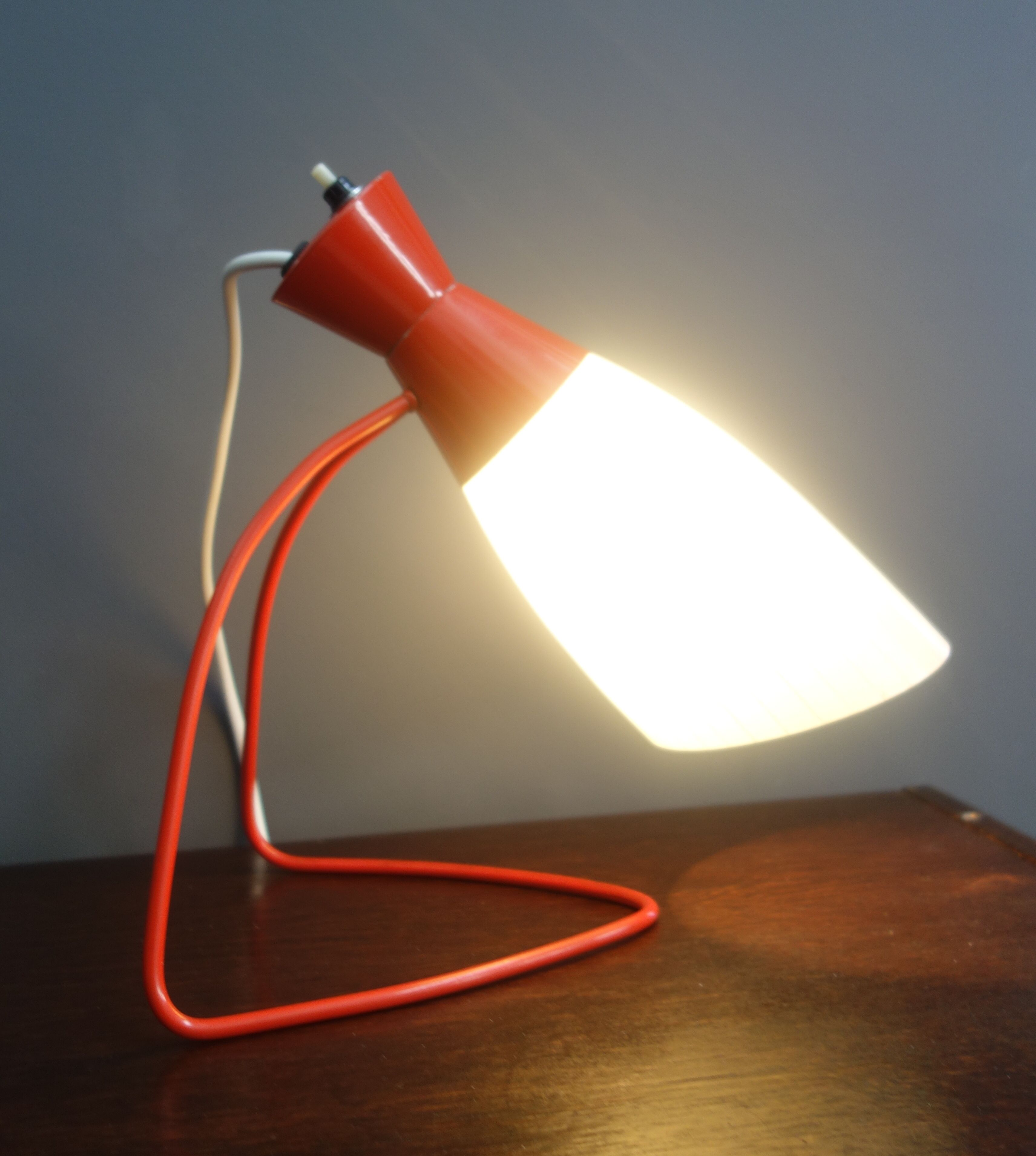 Josef Hurka desk lamp model 1621 by Napako 1960