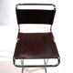 Ensemble de 4 tabourets de bar en acier tubulaire Linea Veam, 1960