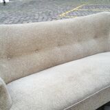 Canapé sofa Club Wing EGG chair organic annéee 50