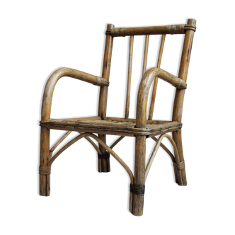 Bamboo children's armchair