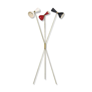 lampadaire tripode italien