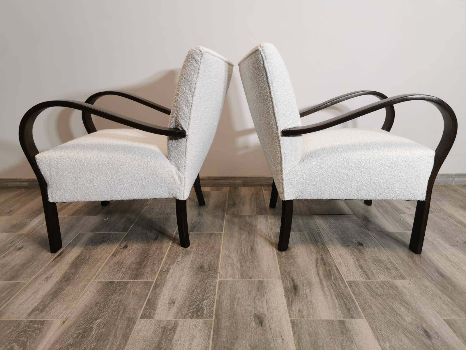 Art Deco Lounge Chairs, Set of 2