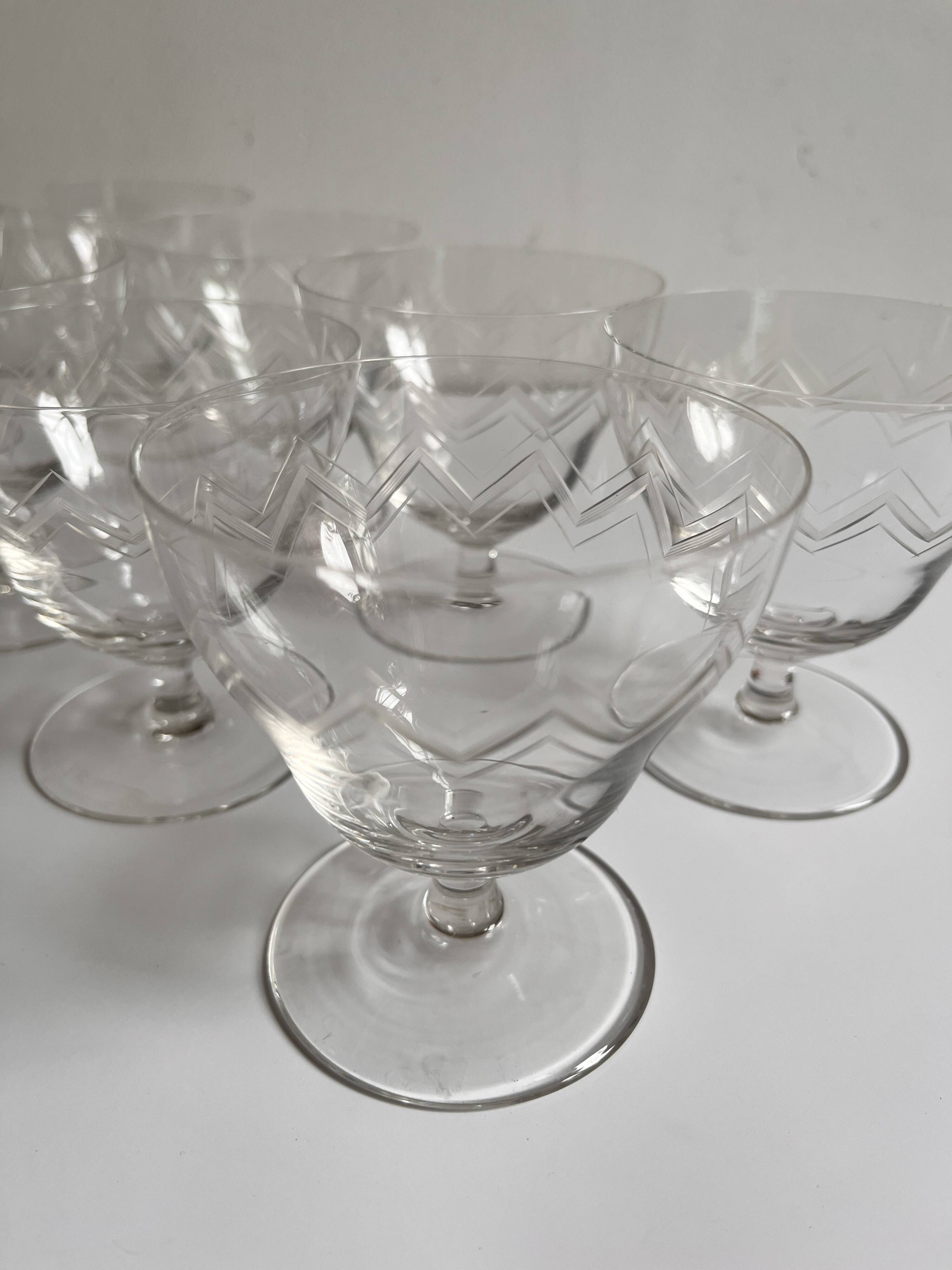 Art Deco glasses