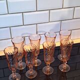 8 Rosaline champagne flutes