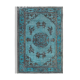 Hand-knotted contemporary oriental 1980s 200 cm x 291 cm blue carpet
