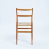 gio PintiCassina Leggera chairs, set of 6, early edition, 1960s