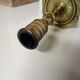 Antique bronze candlestick