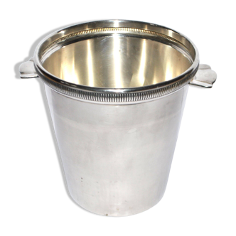 Vintage silver-plated metal champagne cooler by Reneka
