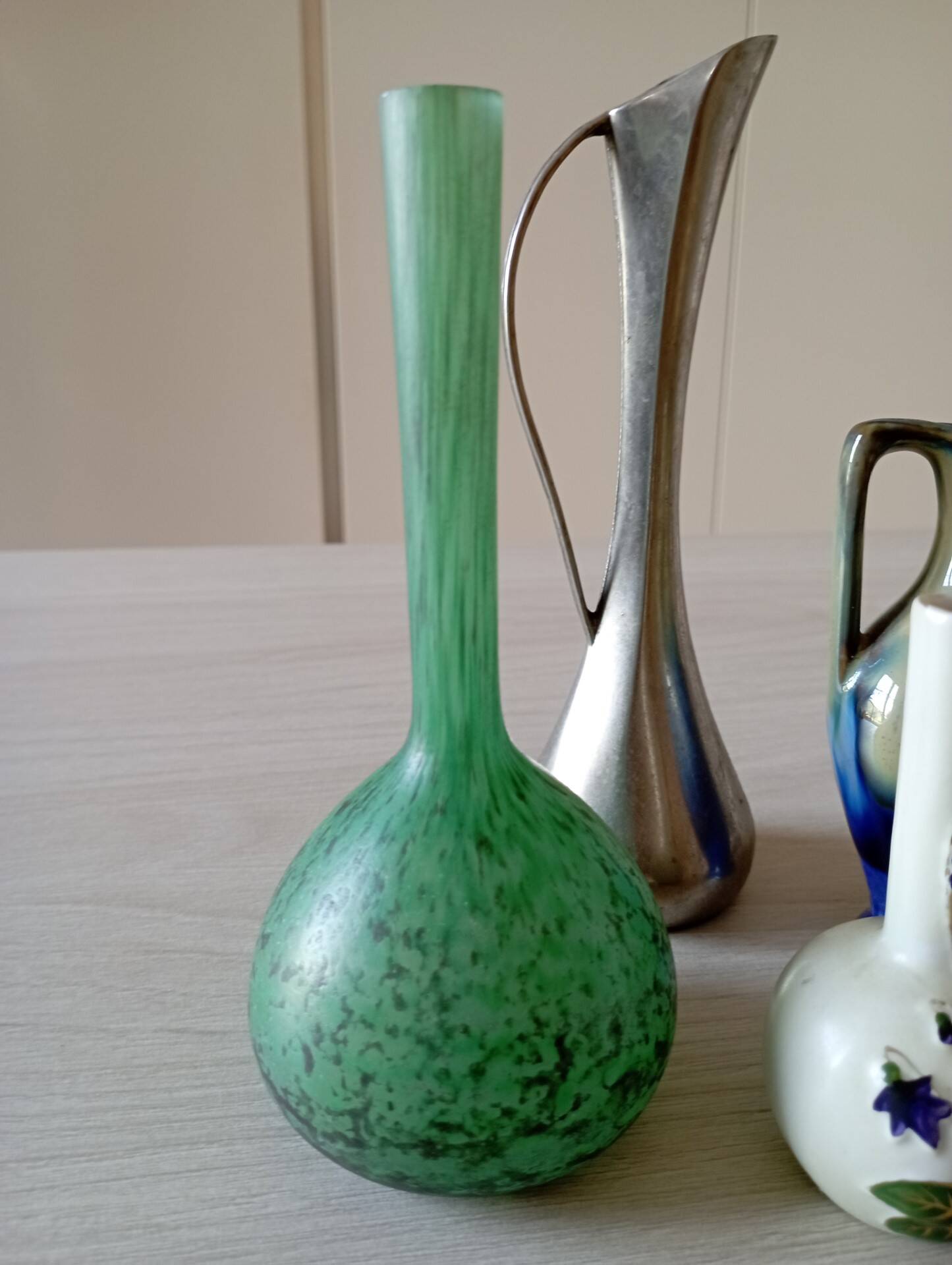 Lot of 8 old miniature vases