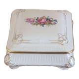 Porcelain candy box floral decoration